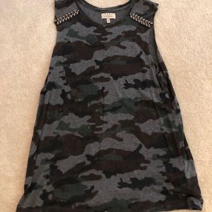 camo tank top with jewels